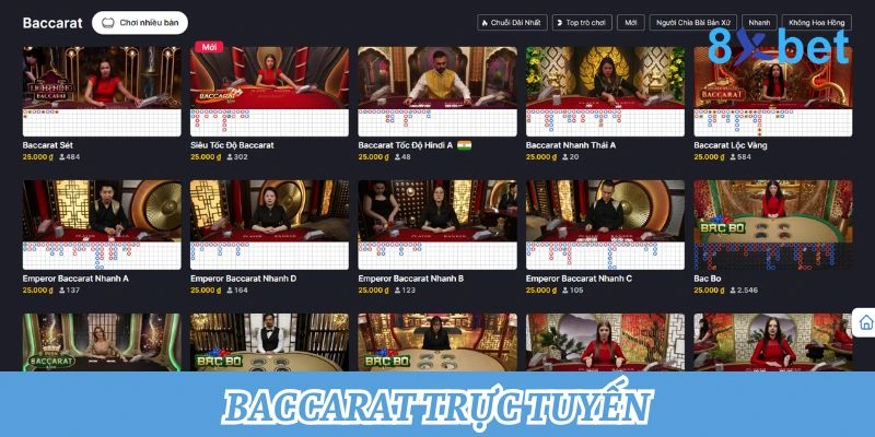 Baccarat Trực Tuyến